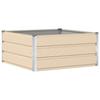 Plant Pot Ivory 100 X 100 X 45 Cm Steel