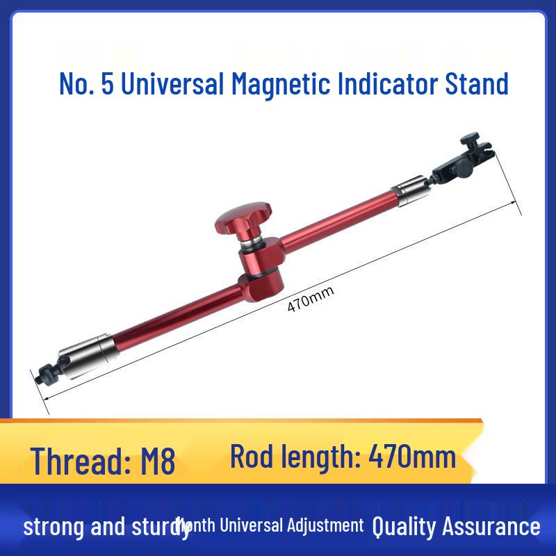 Universal Magnetic Dial Indicator Holder with Fine Adjustment Lever