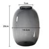 New Plastic Flower Bottle Transparnt Home Decor Aromatherapy Bottle Desktop Glass Flower Vase