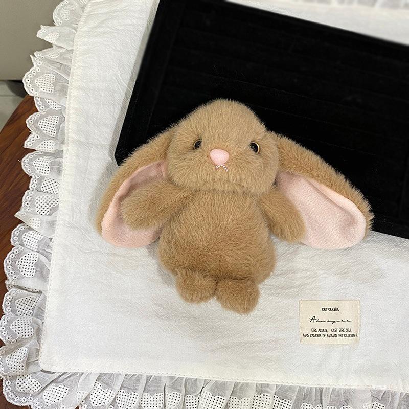 Stuffed Animals Cute Cartoon Rabbit Keychain Toy Girl Bag Car Keychain Mobile Phone Pendant Jewelry Gift