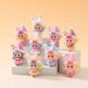 9pcsSet Witch Babythree Figure Toy Mini Baby Three Figurine Desktop Decoration Model Ornaments Toys Boys Girls Birthday Gifts