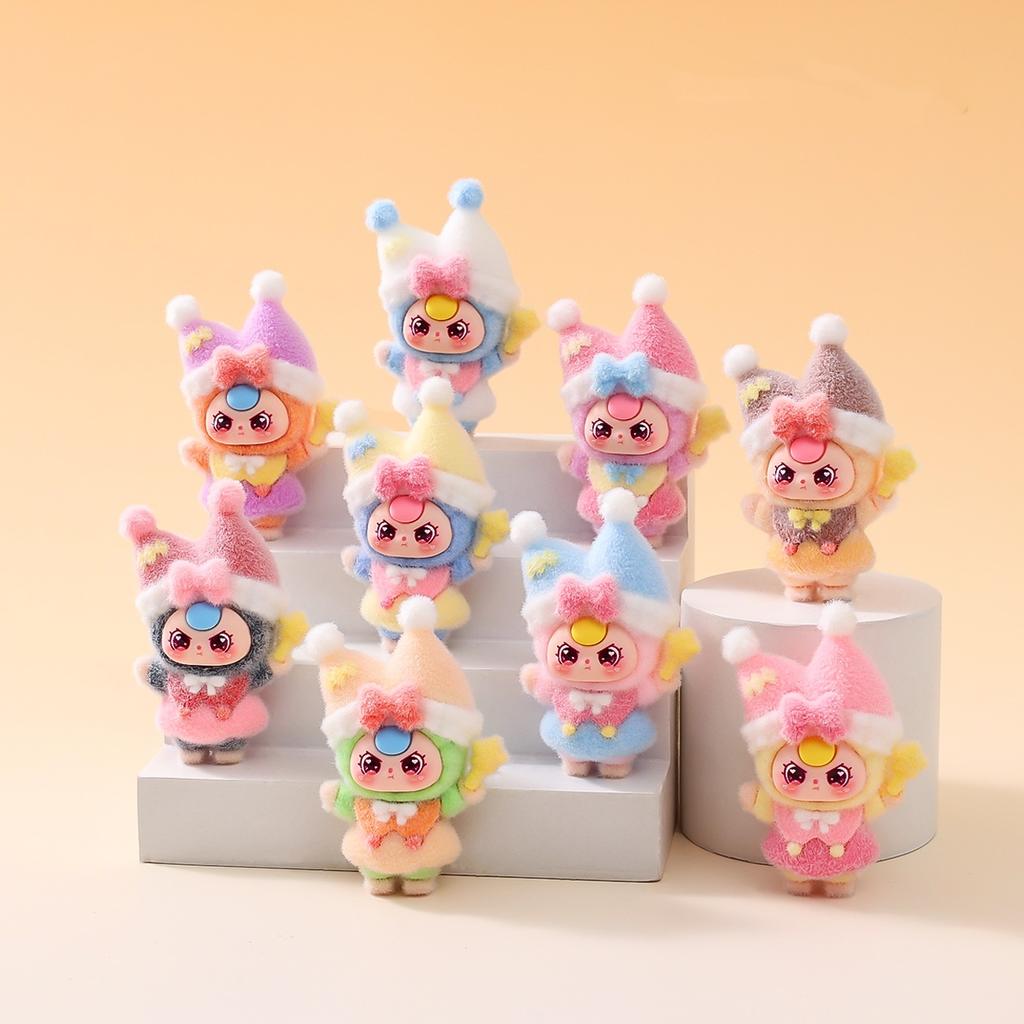 9pcsSet Witch Babythree Figure Toy Mini Baby Three Figurine Desktop Decoration Model Ornaments Toys Boys Girls Birthday Gifts