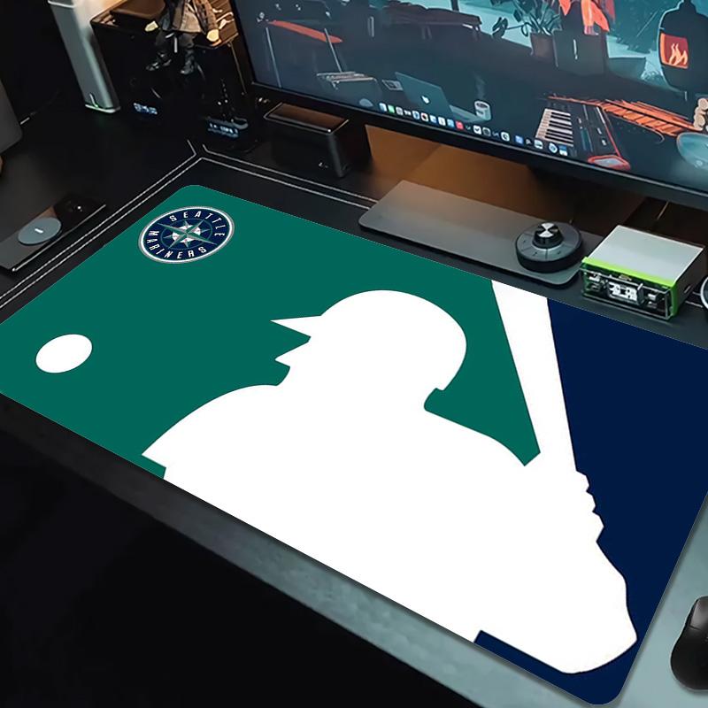 Seattle Mariners Art Color Mouse Pad Large Gaming Table Cushion Non-slip Laptop Tablet Big Mousepad XXL Mat Mini PC Playmat With Lock edge
