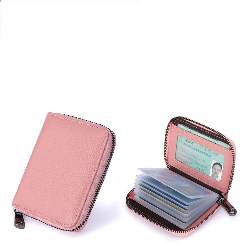 Business Card Holder Wallet Men Bank Card/ID Card/Credit Card Holder 22 Bits Card Wallet RFID Blocking Protects Case Coin Purse
