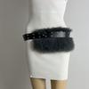 Gothic Waist Belt Stylish Furred Waist Chain Belt Elaborate Chain Belly Chain for Dress Cowboy Belt Waist Chain