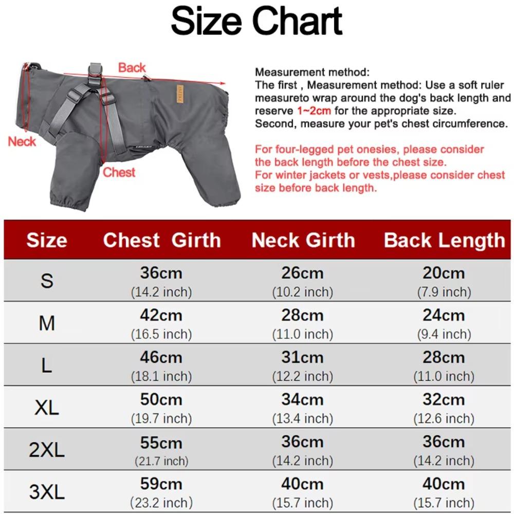 Reflective Dog Raincoat Waterproof Dog Windbreaker Overall Pet Rain Jacket  Outdoor Activities