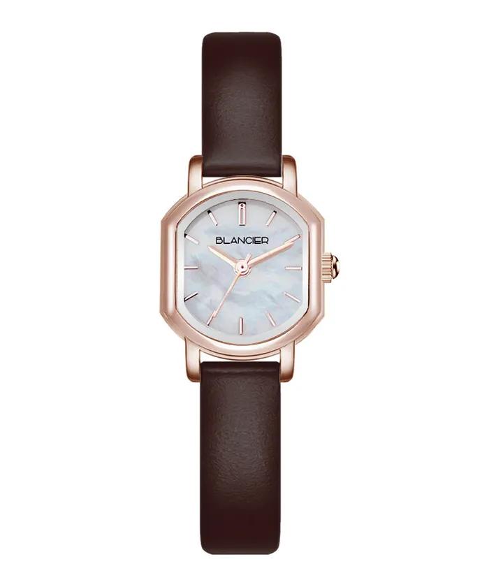 Ciel Classic BW20925L-RMBR Square Leather Women's Watch