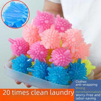 Nesiveliančių skalbinių valymo kamuolys