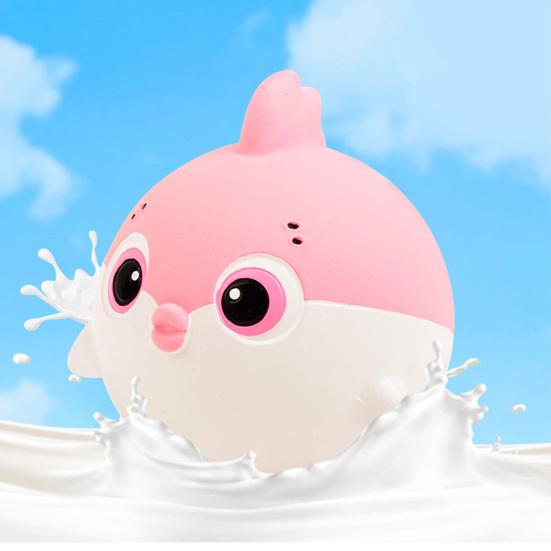 Latex Fish Dog Chew Toy with Squeaker Bite Resistant Cartoon Turtle Whale Pet Teeth Cleaning Puppy Tough Interactive Boredom Toy