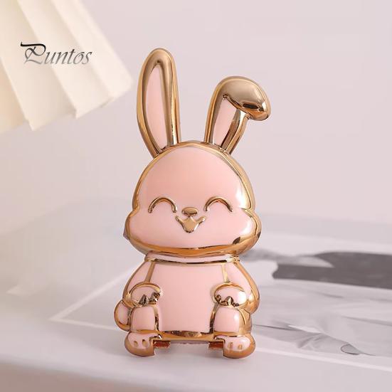 Foldable Bunny Phone Stand Cute Rabbit Phone Holder for Desk Adjustable Phone Bracket for All Mobile Phones