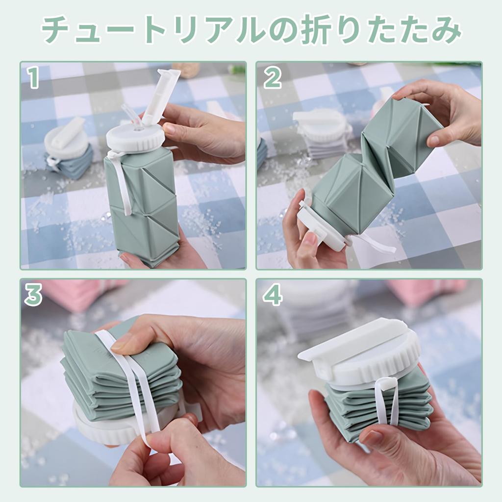 Doyime Collapsible Water Lightweight Large Perfect for Outdoor the and Made of Easy to and Cold and Heat Bottle, 620ml, (122g), Capacity, Foldable,