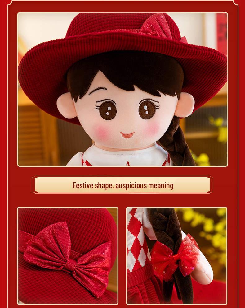 Wedding Couple Hanging Dolls - Cute Boy & Girl Festive Decor for Wedding Room