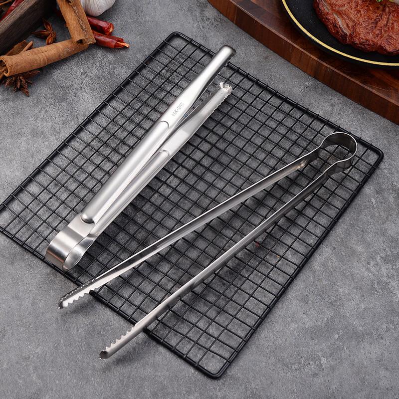 Lilang Korean Style Stainless Steel BBQ Tongs Set