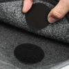 100 Stück doppelseitig Haushalt Gebrauch Klettverschluss Schwarzes Pad Fixierflicken Doppelseitige Matte Griffband Selbstklebend DIY Bekleidung