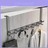 Modern Door Back Hook Rack With Removable Design For Bedroom Storage And Clothing Organization