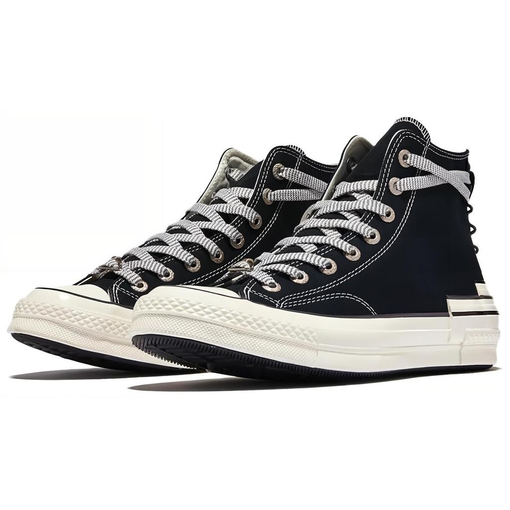 Converse צ'אק טיילור אול סטאר 70 עקב פרוץ היי שחור עש כהה נעלי סניקרס יוניסקס אגרט A07982C