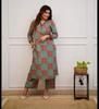 Indian Women Designer Kurta Pant Cord Set Party Wear Bollywood Top Tunic Kurti Dress