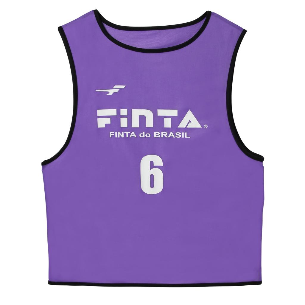 FINTA Soccer/Futsal Bibs, Game Vest, Junior Size, 10-Pack, FT6555 (8100) Purple