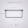 Foldable RV Shoe Rack Aluminium Alloy RV Shoe Rack Camper Shoe Storage 13.1*6*12.2inch 1 Pack
