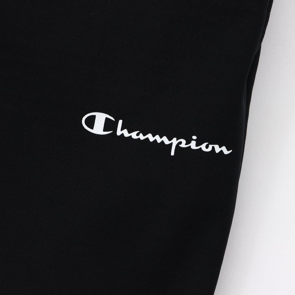 Champion Basic Sports Stretch Warm Windproof Script Logo Long Black Men's Water-Repellent Pants, (C3-AS204)