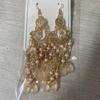 Bohemian Crystal Tassel Earrings - Ethnic Style, Slim Face, Exaggerated Design for Travel