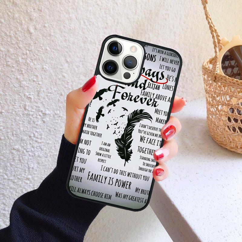 Always and Forever The Vampire Diaries Phone Case for iPhone 17 Air 16 Coque 15 14 12 13 PLUS 11 PRO MAX Fundas Shell
