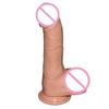 Female Simulation Suction Cup Vibrator: Giant Thick Silicone Toy