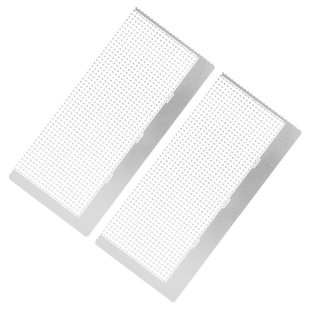 2 PCS 1020 Holes Mesh Grid Alignment Tool Nonstick Coating Diamond Art Ruler For DIY Projects
