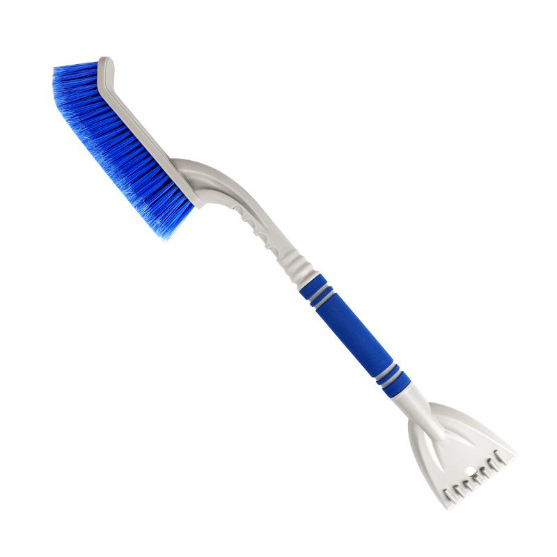 Multifunctional Car Snow Shovel & Brush: De-icing, Snow Scraping, and Defrosting Tool.