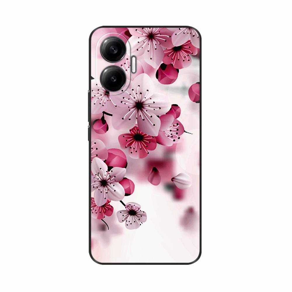 For Xiaomi Poco F7 PocoF7 Phone Cover For Redmi Turbo 4 Pro 5G Case Silicone Cute Love Painted Shockproof Shell Bumper Fundas