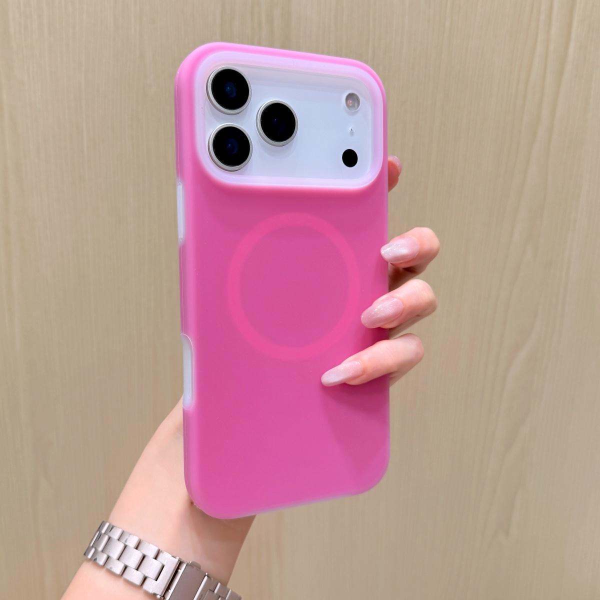 

Fashion Jelly Soft Silicone Magsafe Magnetic Case For For Iphone 17 Air 16 15 14 13 12 11 Pro Max Fluorescent Shockproof Phone Case iPhone 11