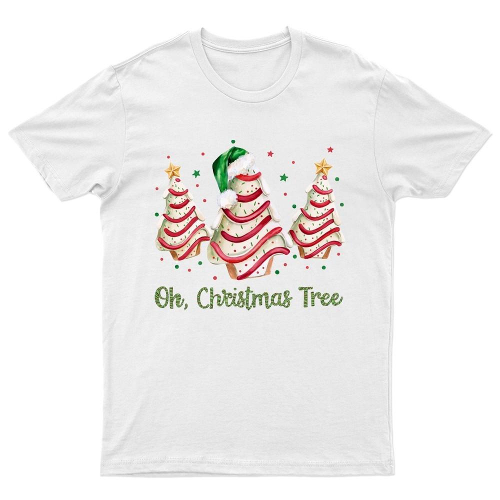 Oh Christmas Tree Gingerbread TShirt Unisex Gift Retro Funny Unisexs Vintage