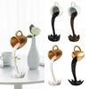 Coffee Cup Ornament Pouring Liquid Coffee Mug Resin Floating Spilling Coffee Cup for Coffee Lover