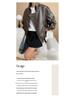 Sinan Modern Double Collar Asymmetrical Biker Leather Jacket - Early Autumn SN7087