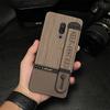 Simple Anti-knock Phone Case For Meizu 15/15 Lite Durable Wrist Strap Fashion Design Kickstand Commerce Wristband Nature