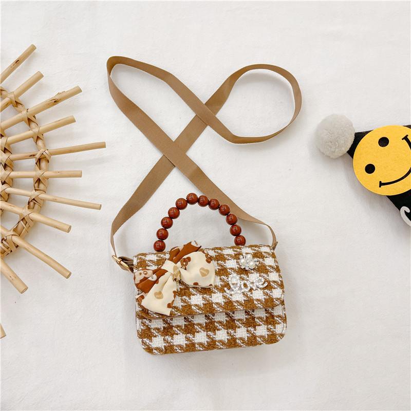 Trendy Mini Handbag For Kids Stylish Cotton And Linen Shoulder Bag For Girls