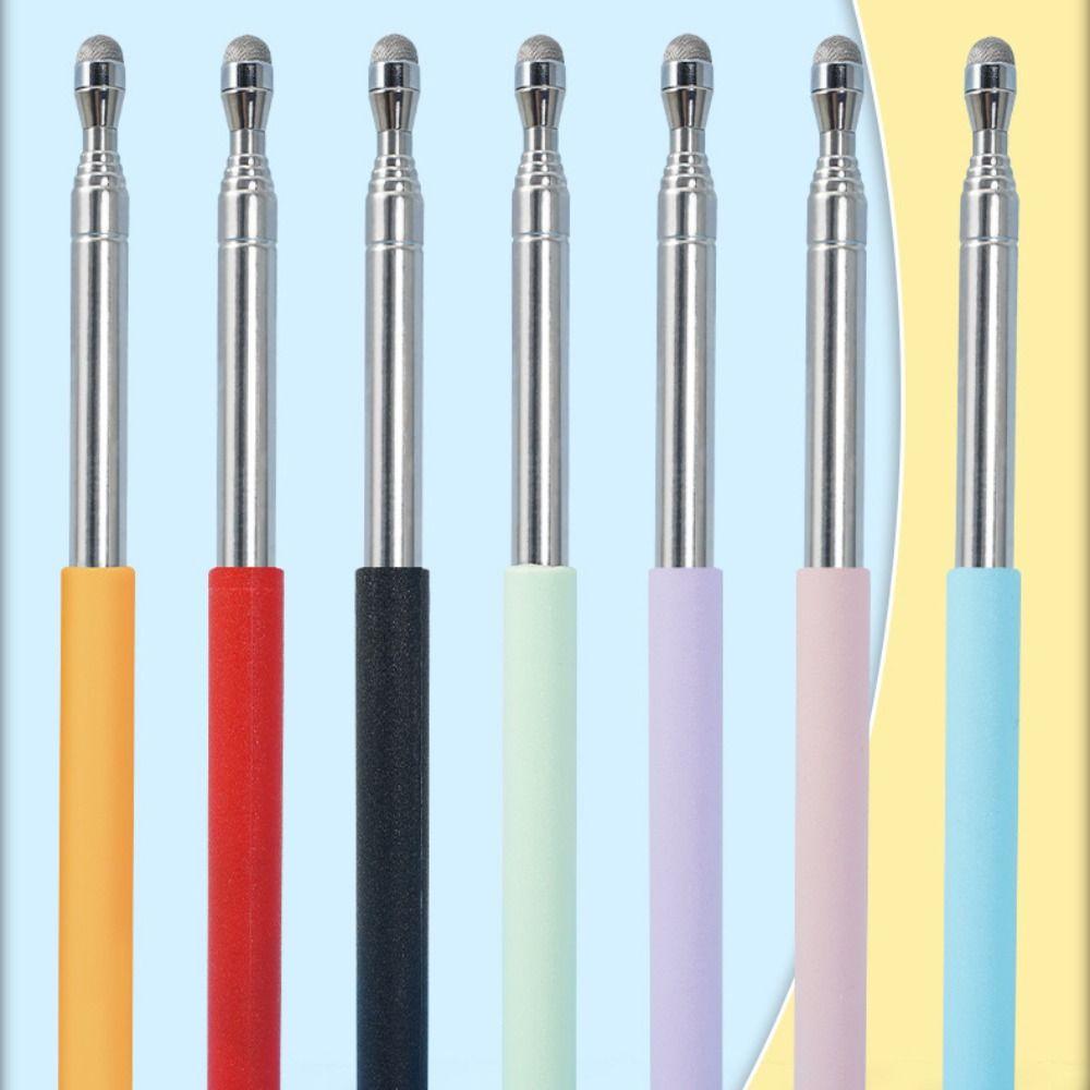 Telescopic Rod Touch Screen Pen Stainless Steel Teaching Pointer Teaching Stick Teaching Tools