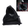 PU Leather Manual Gear Shift Knob Lever Stick Collar Gaiter Boot Cover Case For Mazda 6 M6 2002-2007 Car Styling Accessories