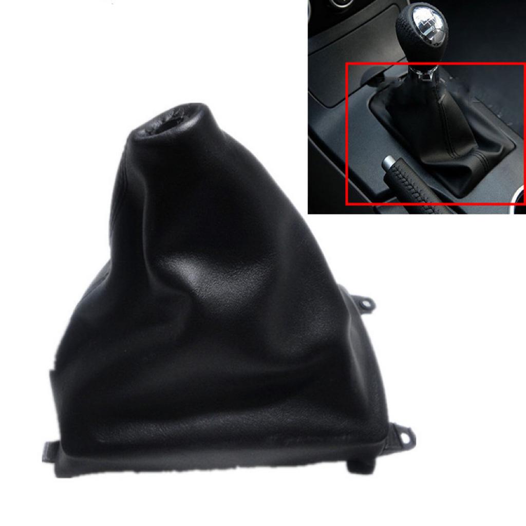 PU Leather Manual Gear Shift Knob Lever Stick Collar Gaiter Boot Cover Case For Mazda 6 M6 2002-2007 Car Styling Accessories
