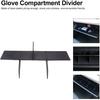 Glove Box Organizer Storage Insert Divider Compatible with Tesla 2024 Center Console Tray Car Interior Accessory 13.58X2.75X0.11In