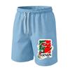 Men's Soccer Print Athletic Shorts for Casual Wear