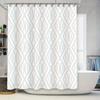 Modern Nordic Geometric Pattern Shower Curtain Home Hotel Bathtub Shower Curtain With Grommet, Bathroom Decoration Aesthetics
