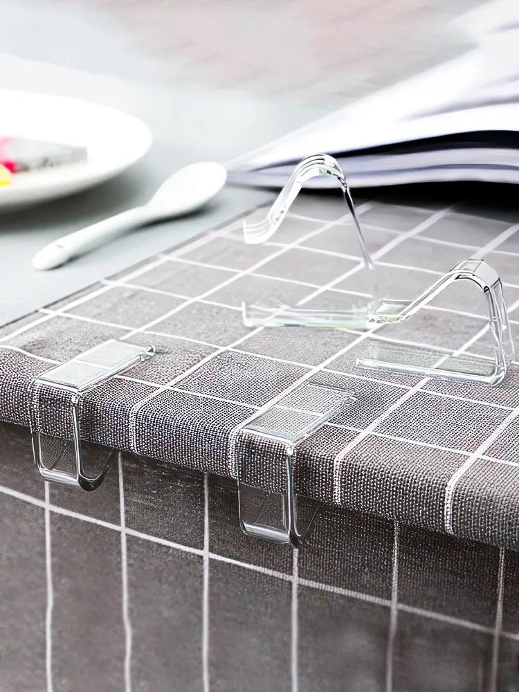 4 Transparent High-quality Plastic Tablecloth Clips With Strong Fixing Function