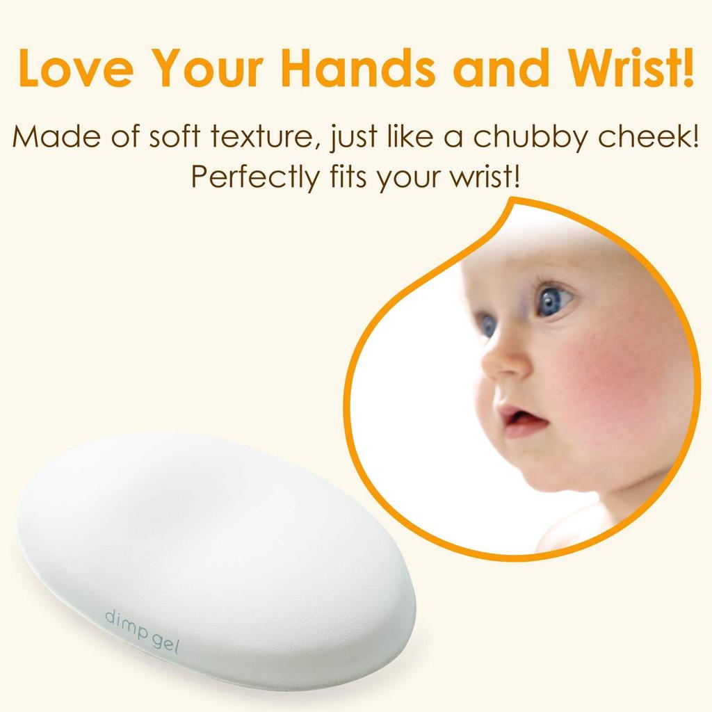 Elecom Wrist Rest Dip Gel Gel White MOH-DG01WH