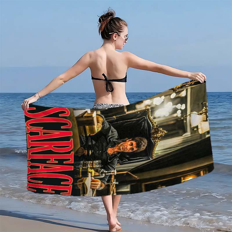 

1pc Iconic Movie Character Camping Towel Polyester Soft Quick Dry Towel for Beach, Swimming, Surfing, Travel & Outdoor Essential W40*H60(CM)