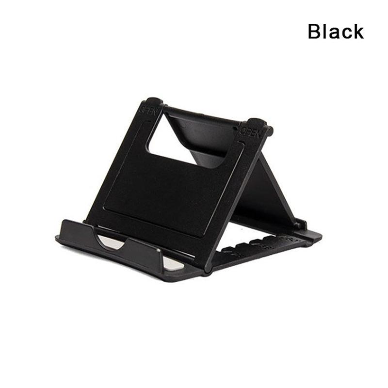 

Портативный держатель для телефона с регулировкой угла наклона, универсальный складной держатель для мобильного телефона, планшета, настольная подставка, аксессуары чёрный