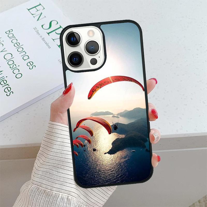 Paragliding Sport Phone Case Cover For iPhone 17 Air 15 16 16e 14 13 Pro Max Fundas 12 11 Pro Max PLUS 7PLUS Mobile