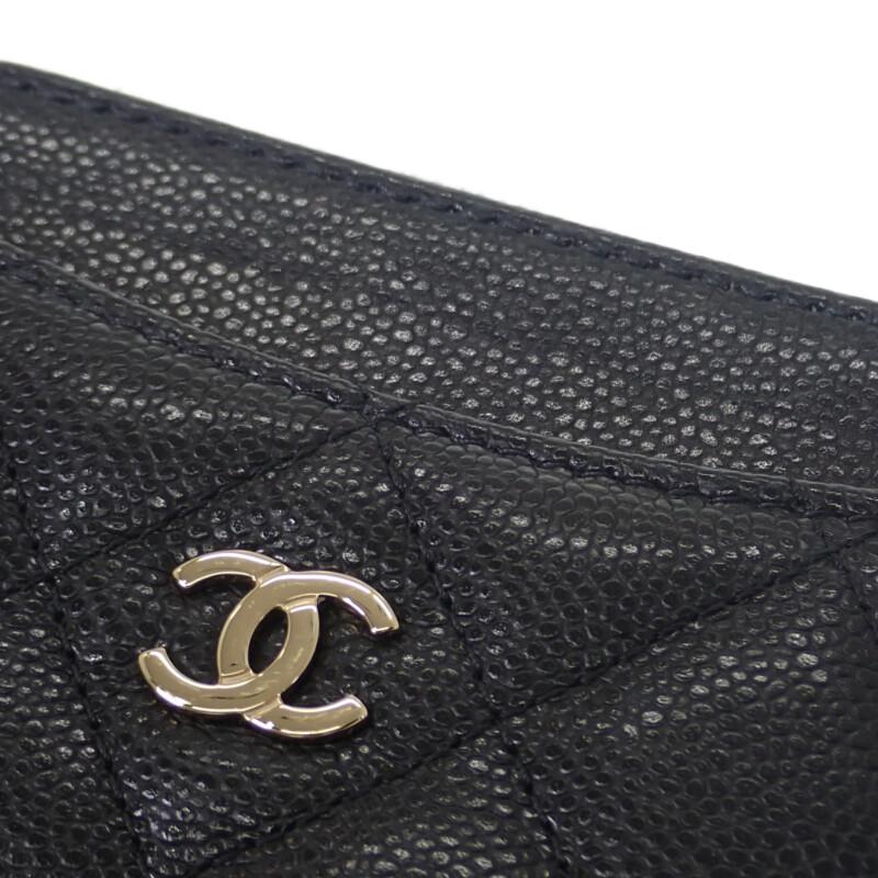 CHANEL  AP2061 Coin case black Women