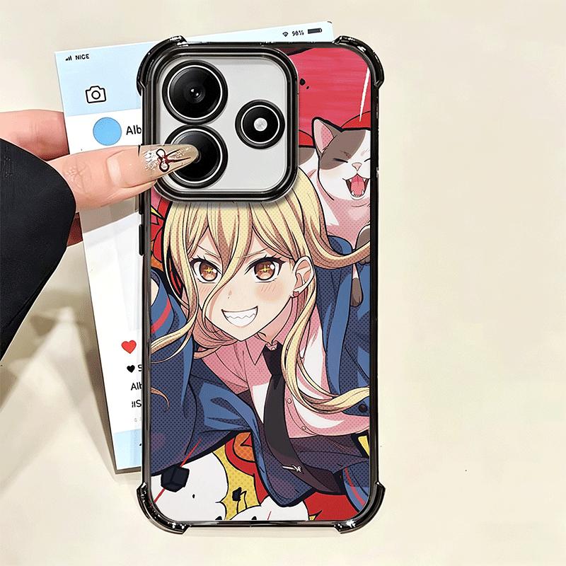 Anime Character Power CSM Soft Phone Case For Xiaomi Poco X7 X8 Pro Max X6 X5 X3 F8 Ultra F7 M8 M7 M5S Redmi 15C 15A 15 14C 13C