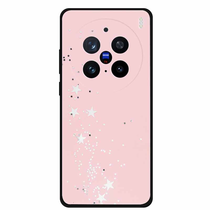 Christmas Cover For Vivo X200 Pro 6.78"Black Silicone Case For vivo X200 Pro mini 6.31" TPU Santa Claus ChristmasTree Back Cover